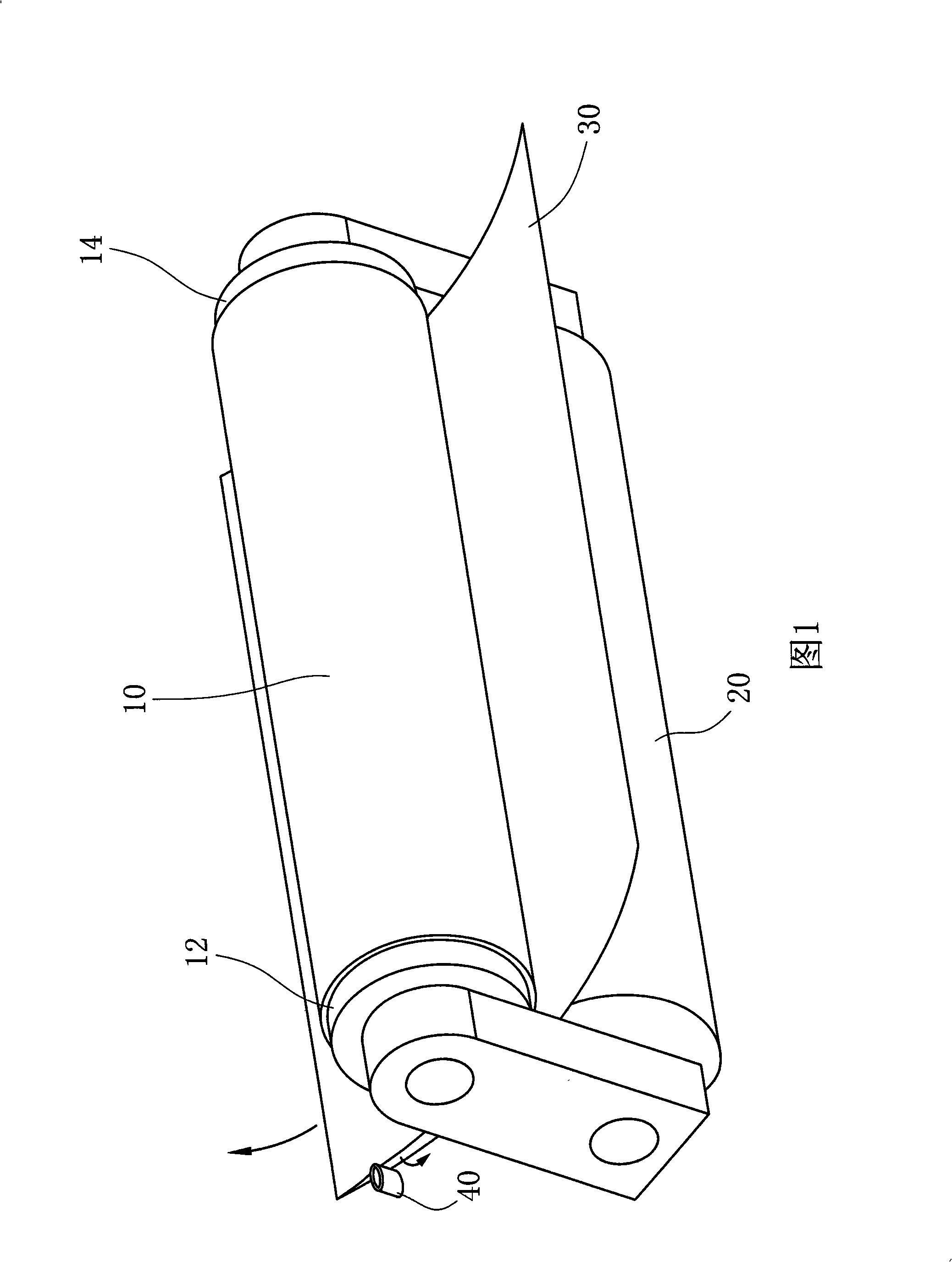 Coating process and apparatus of coating machine