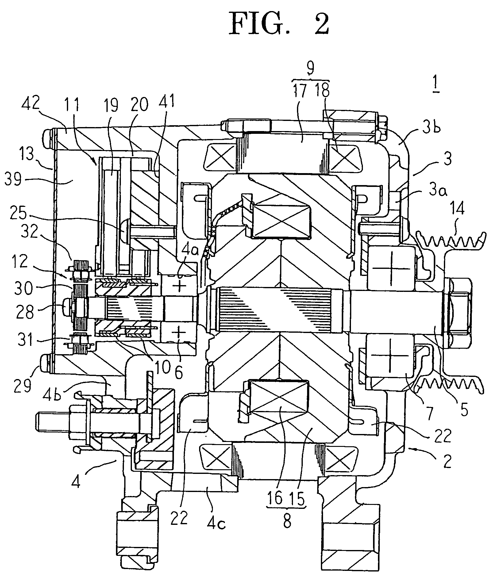 Automotive dynamoelectric machine