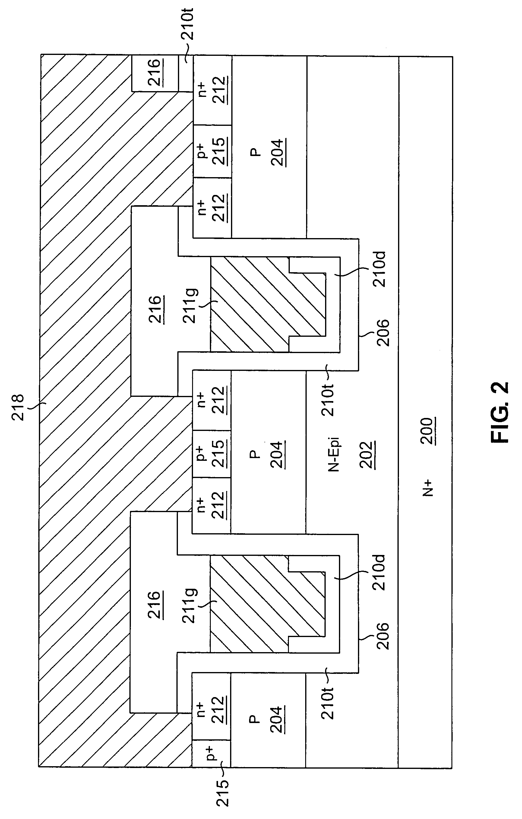 Trench MOSFET having low gate charge