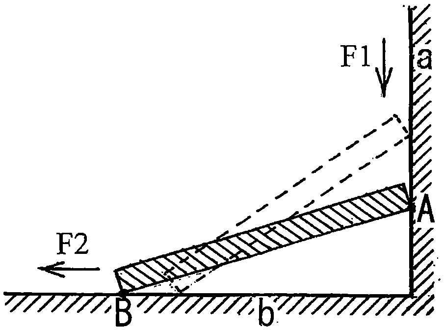Inclined plate and application thereof