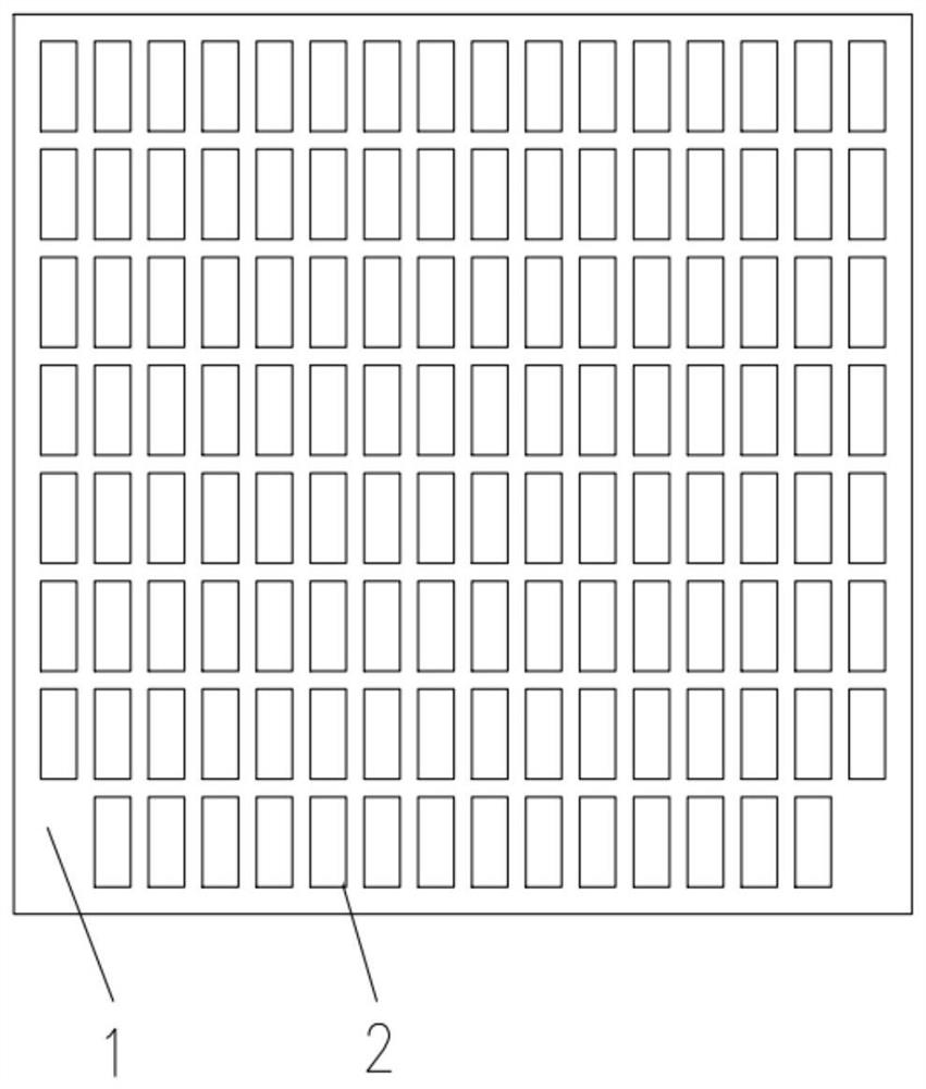 DBC ceramic substrate with stress relaxation, thermoelectric device and preparation method thereof