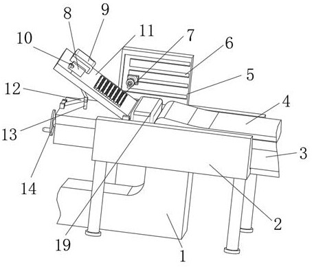 Reverse neck tumor radiotherapy clinical device