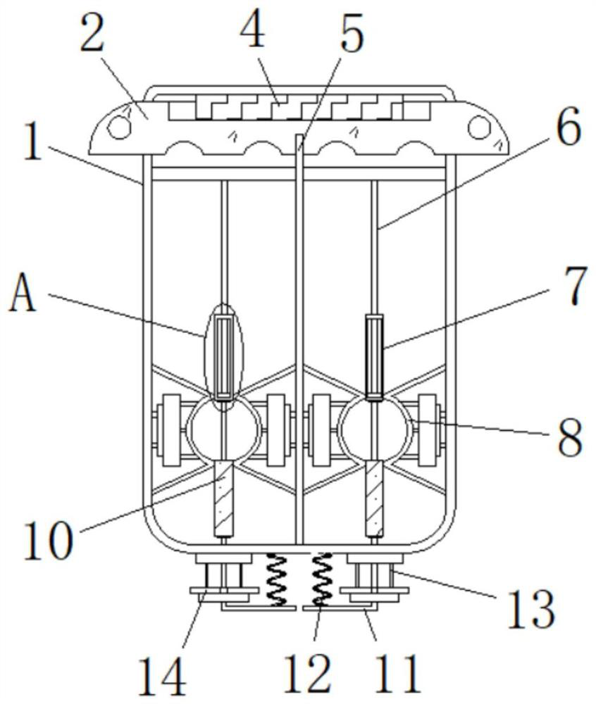 A quantitative discharge type grain packaging bag that can be weighed by itself when discharging