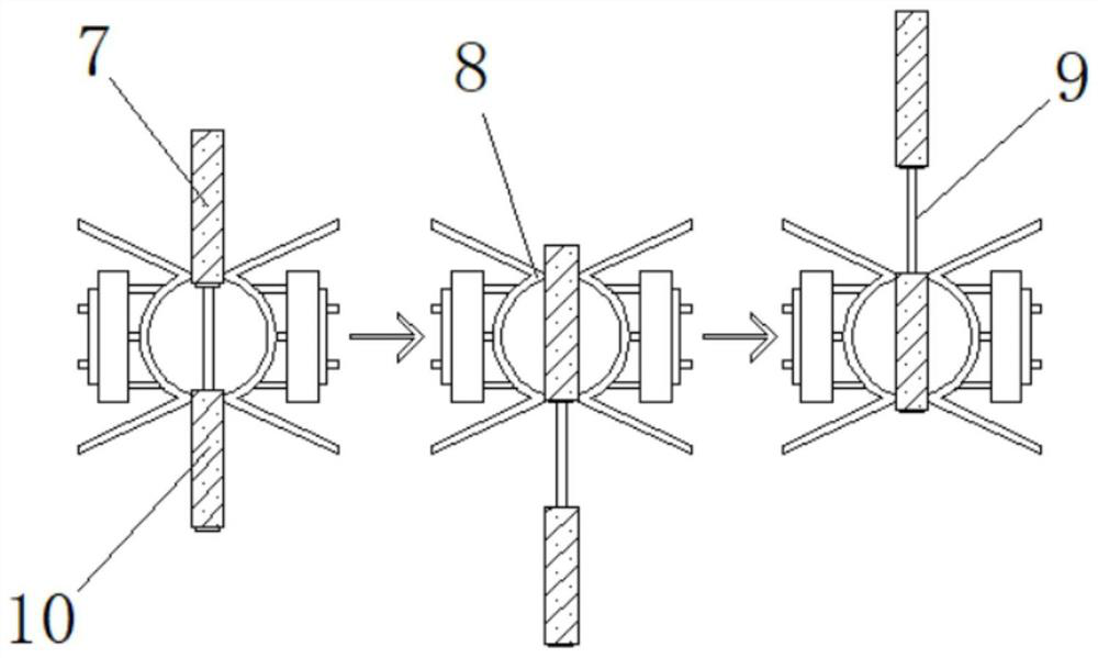 A quantitative discharge type grain packaging bag that can be weighed by itself when discharging