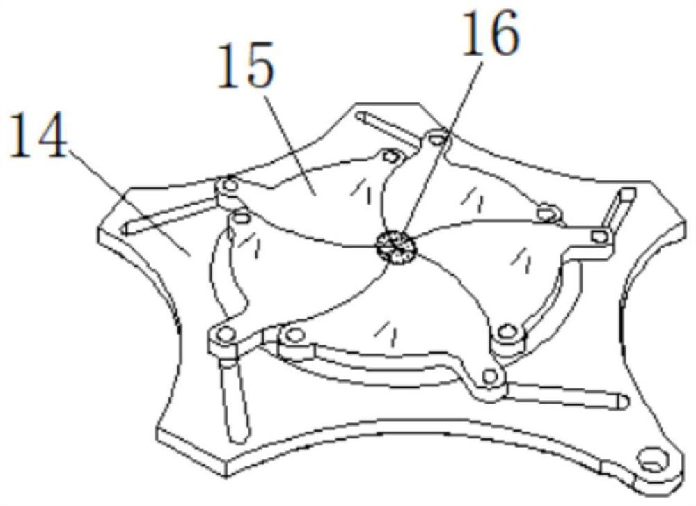 A quantitative discharge type grain packaging bag that can be weighed by itself when discharging