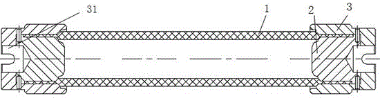 Insulated operating rod and disconnecting switch with insulating operating rod