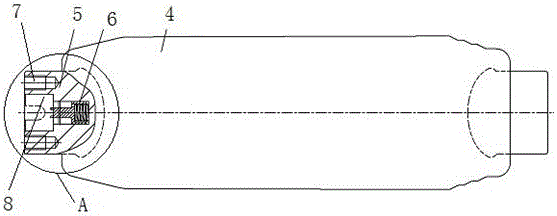 Insulated operating rod and disconnecting switch with insulating operating rod