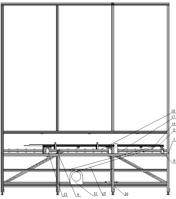 Special overturn detection mechanism for elevator panel