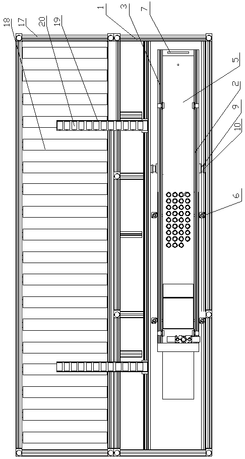 Special overturn detection mechanism for elevator panel