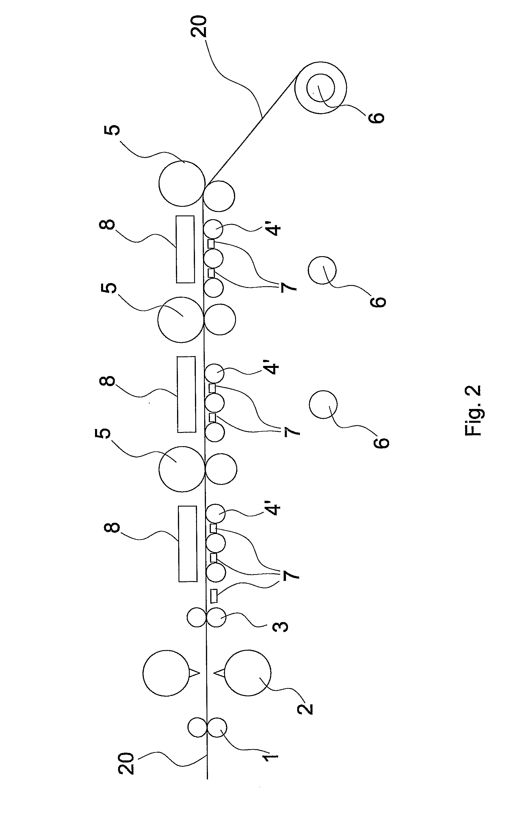 Guiding system for a metal strip at a rolling mill outlet