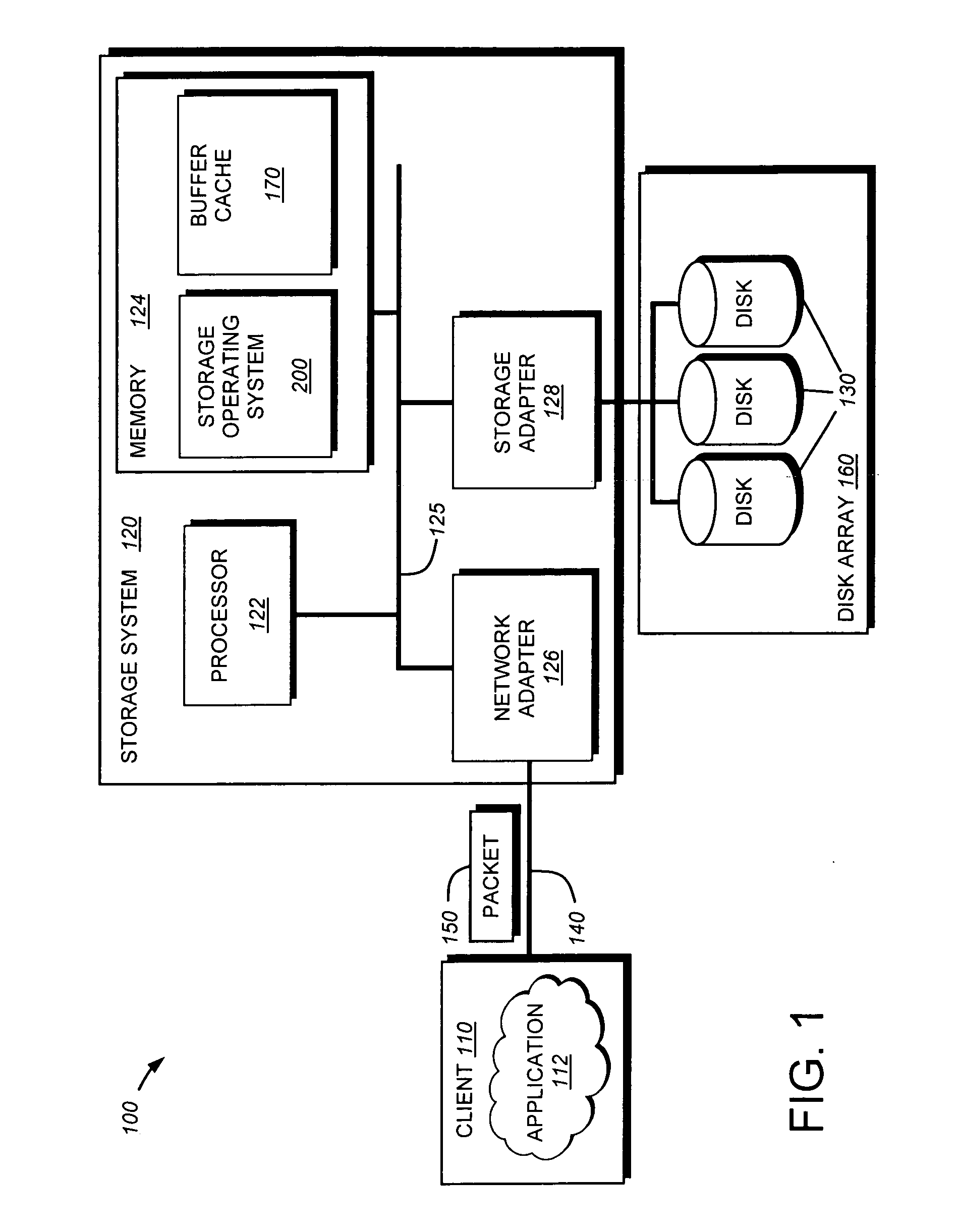 System and method for maintaining mappings from data containers to their parent directories