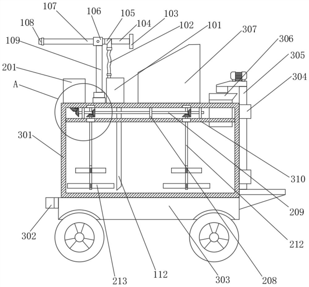 Mountain range ecological restoration device and use method thereof