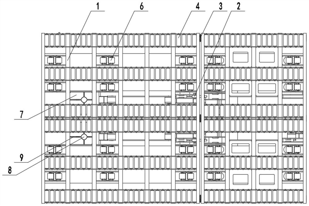A self-adaptive carrier plate for integral loading of containers