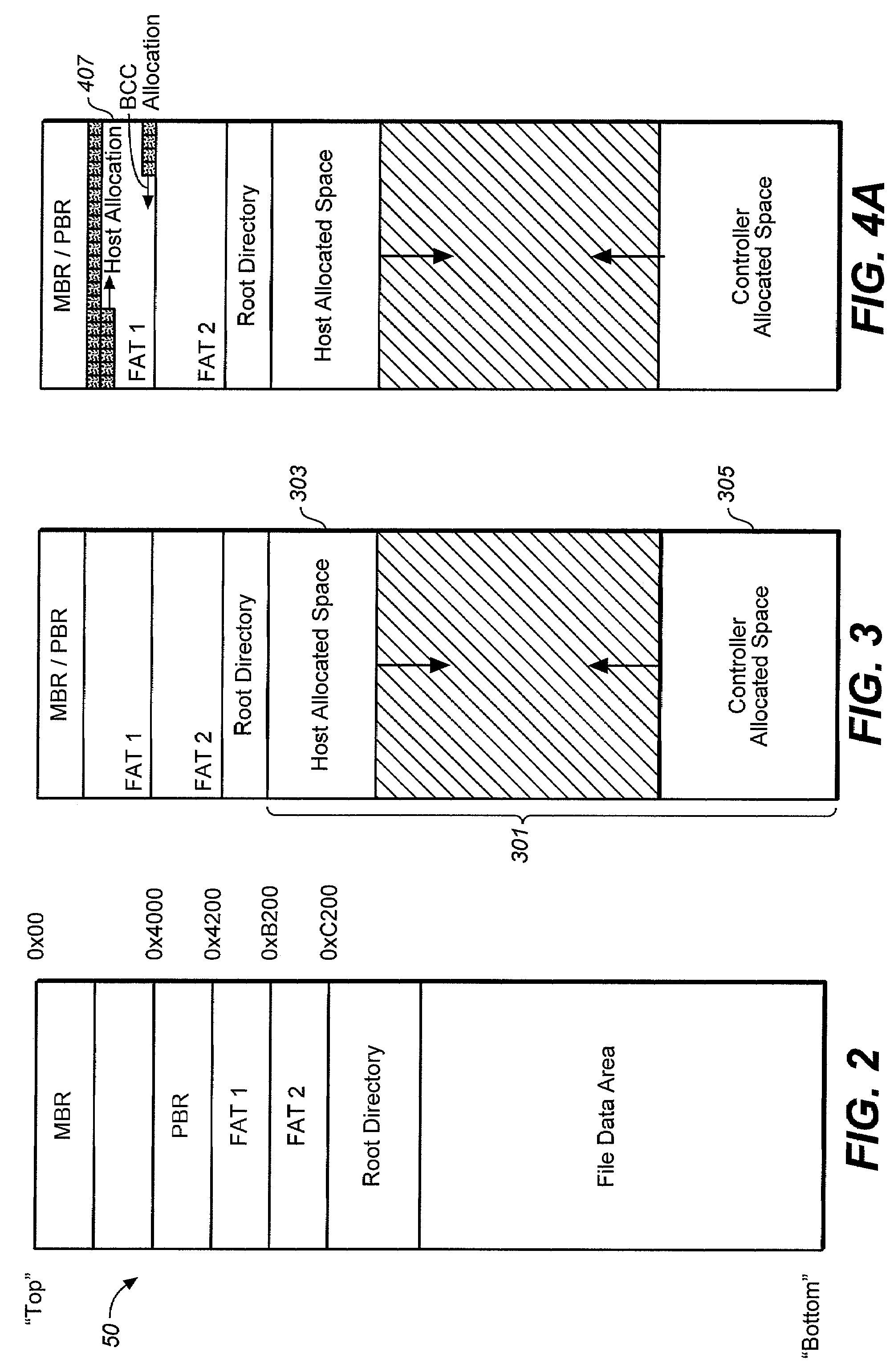 Systems for Managing File Allocation Table Information