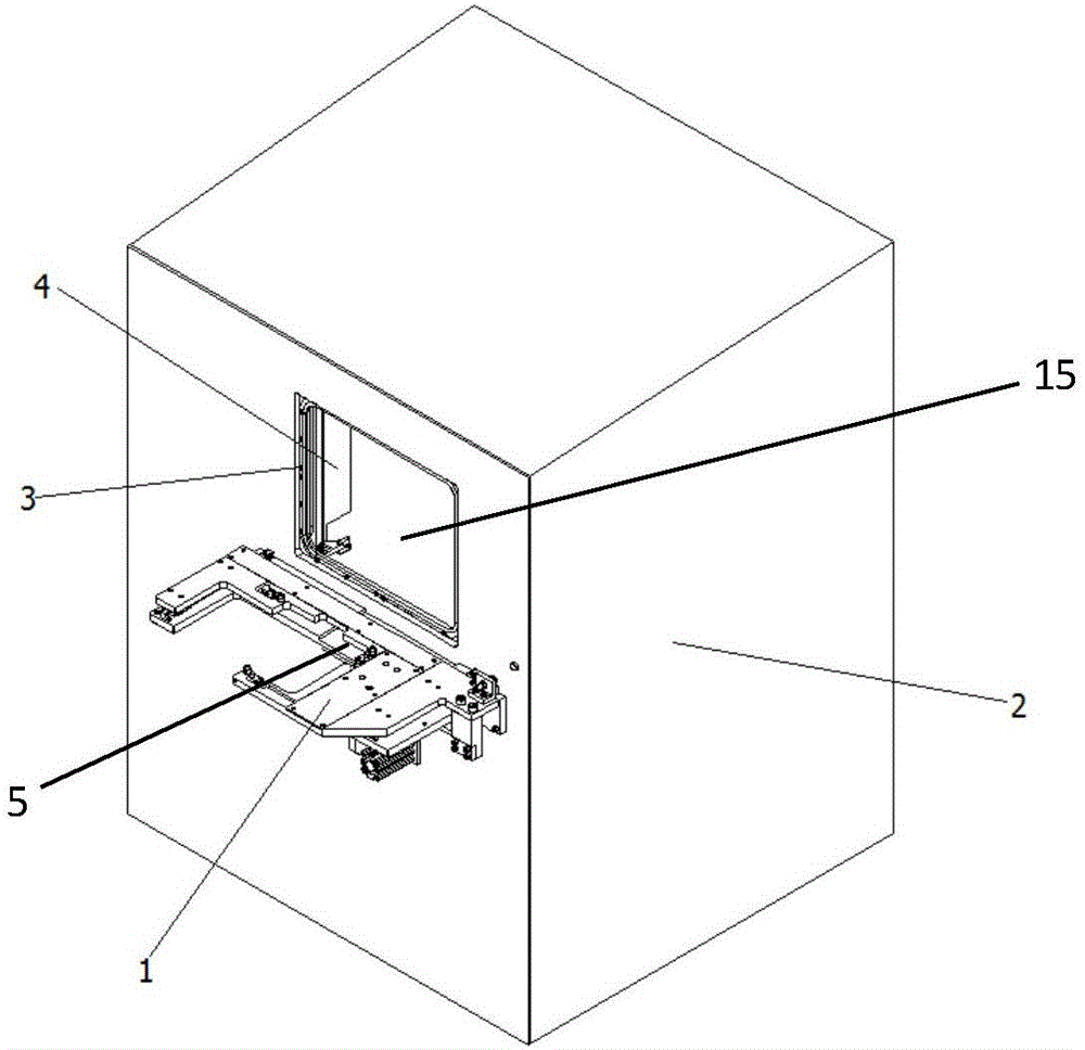 Microenvironment and wafer box interface sealing device and sealing method