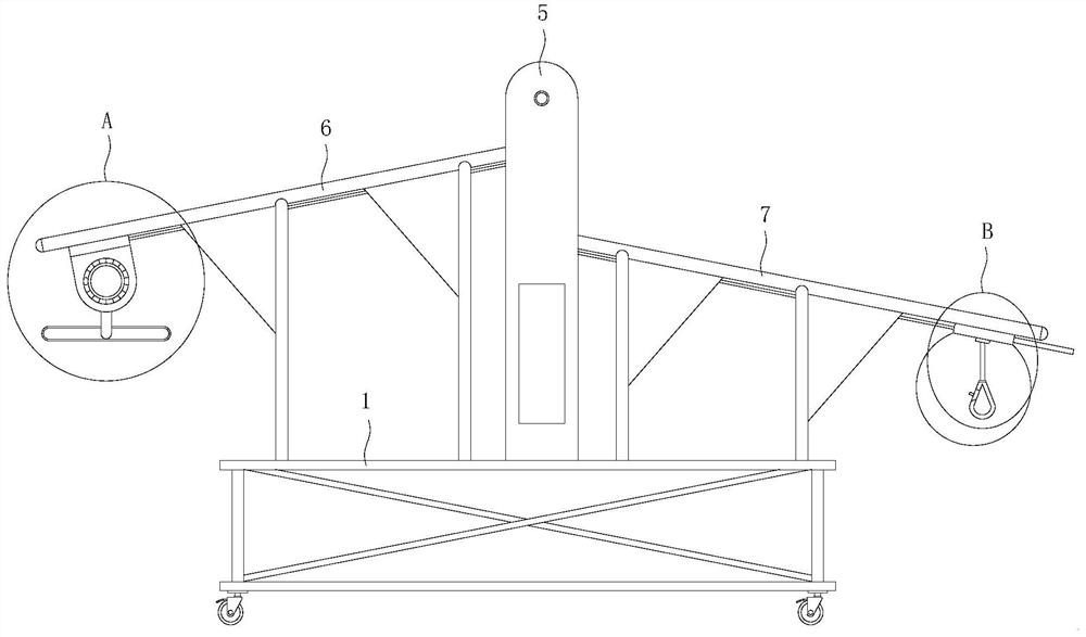 A conveying mechanism for parts production in the field of new energy automobile industry