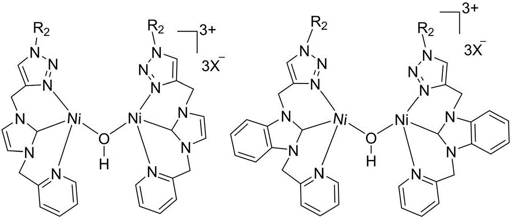 A 1,2,3-triazole functionalized nitrogen-heterocyclic carbene binuclear nickel compound and its preparation method