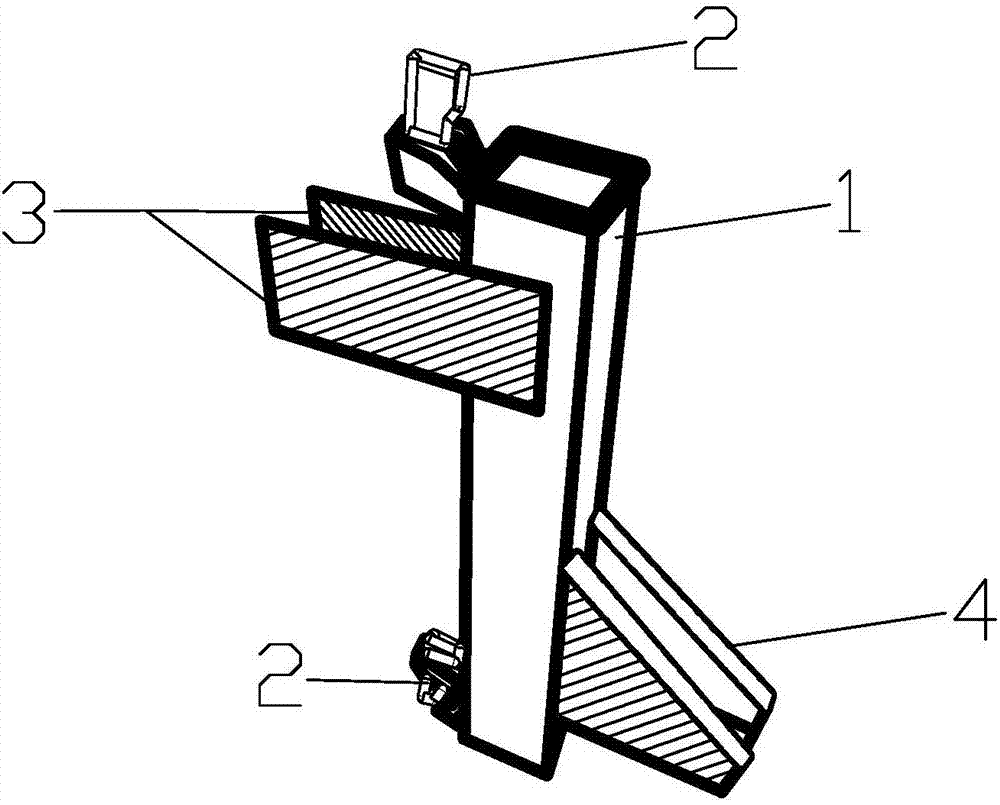 A walking device for integral mobile socket-type disc buckle scaffolding support system