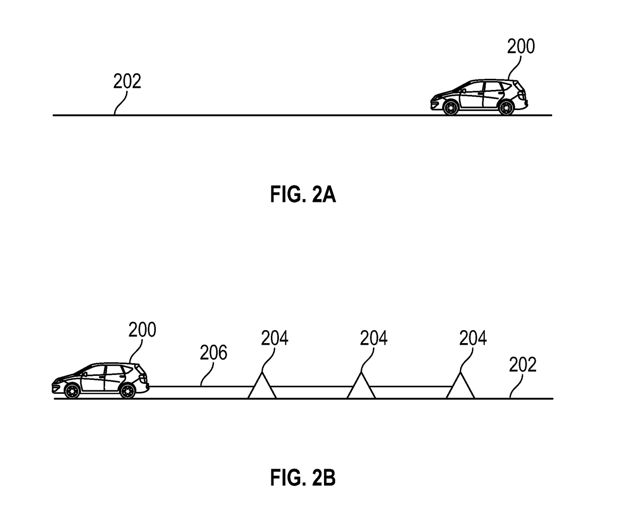 Systems and methods for automatically deploying road hazard indicators