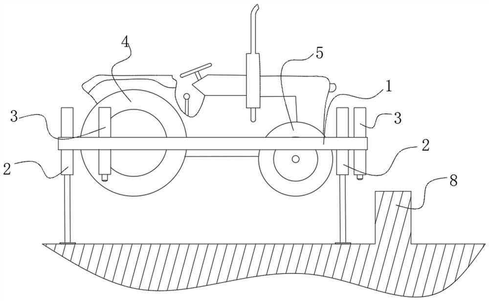 Intelligent agricultural machine with obstacle crossing capability