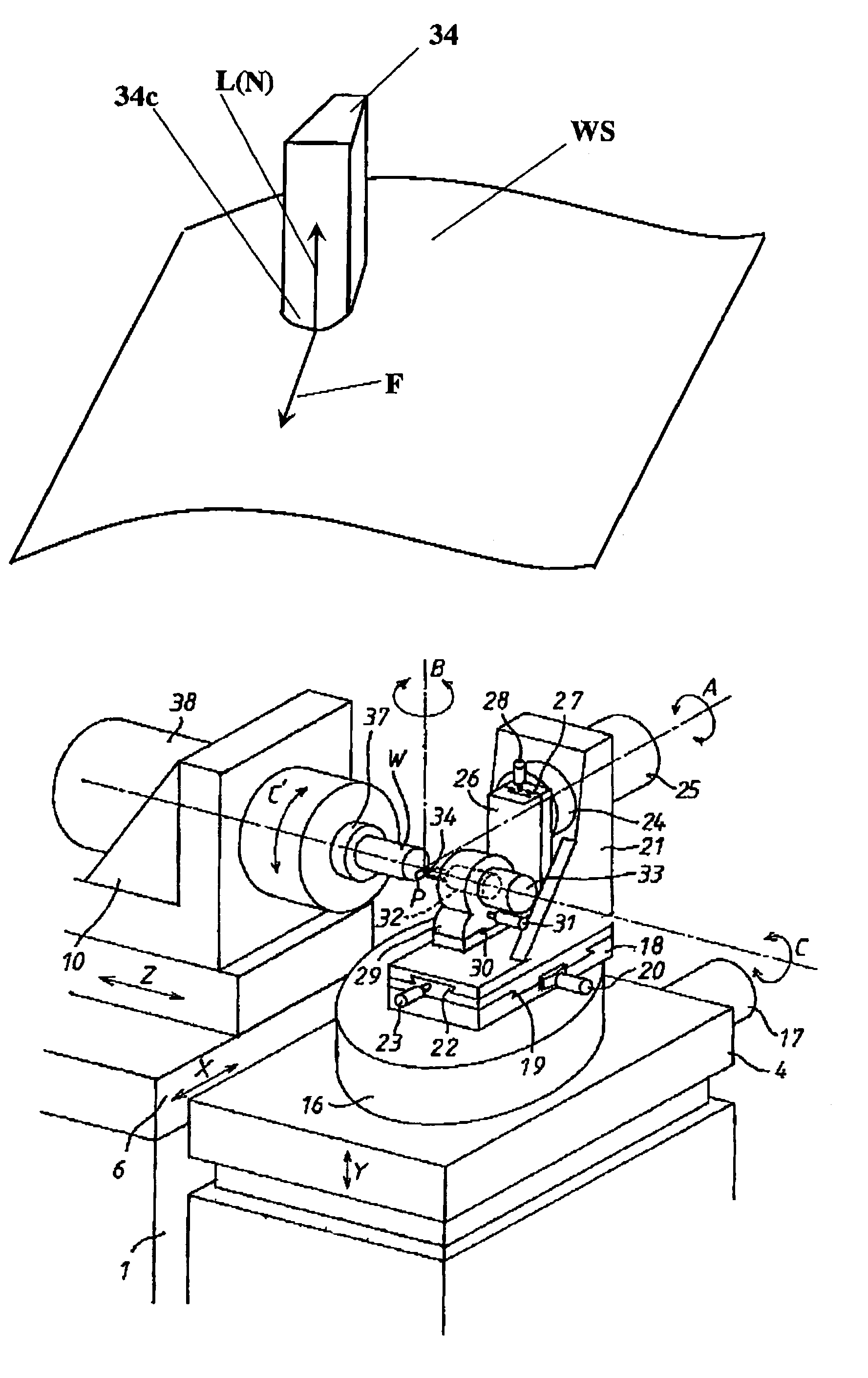 Hale-machining method and apparatus