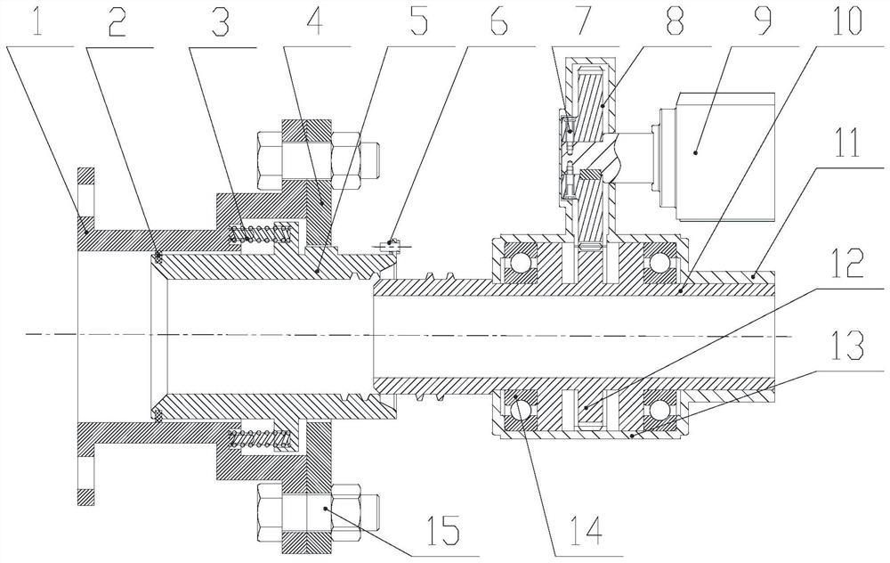 Pump pipe quick docking device of automatic control cloth trolley for tunnel lining trolley