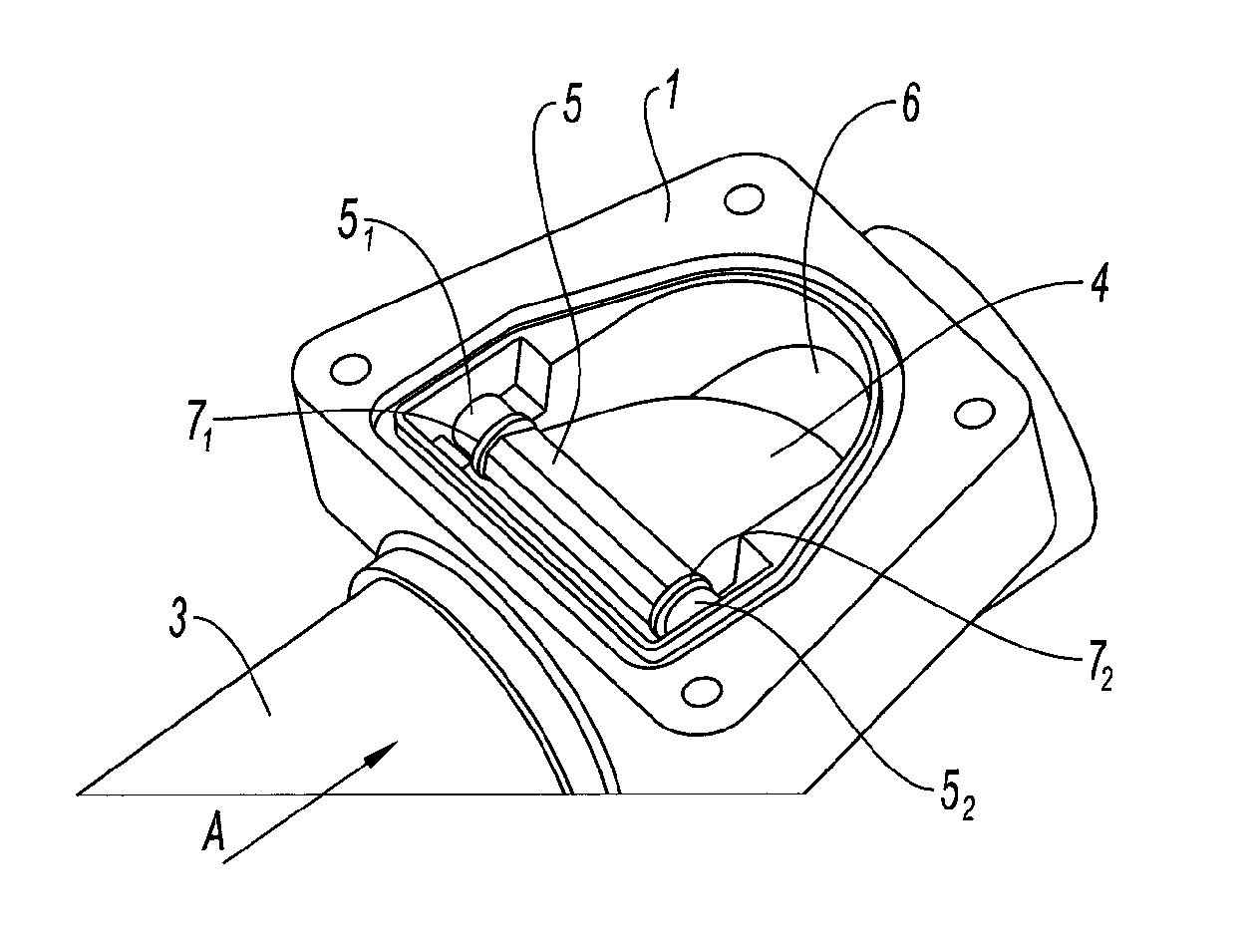 Anti-noise device for the air intake conduit of a supercharged internal combustion engine