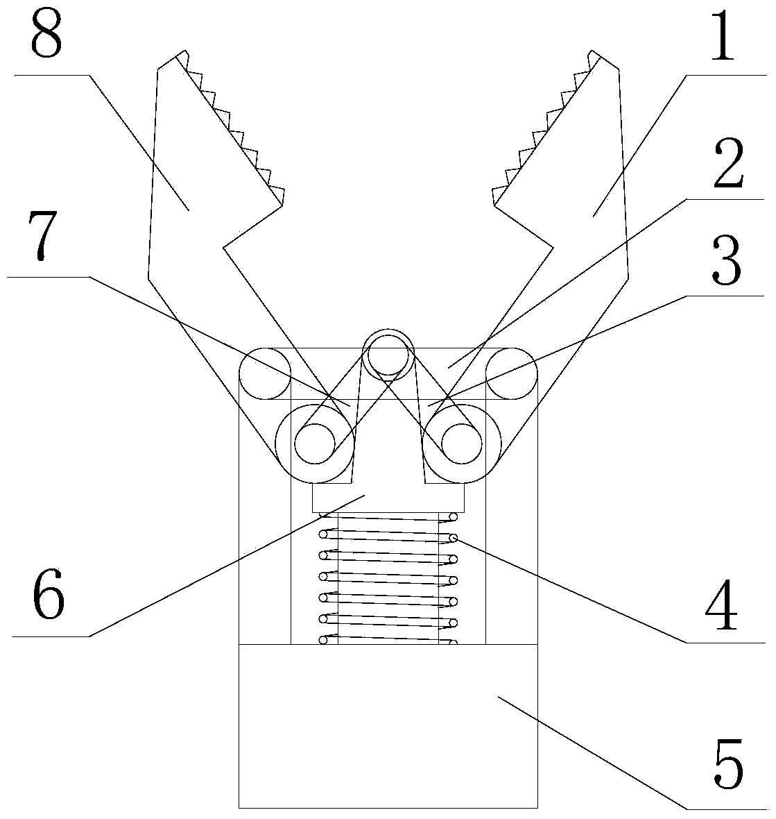 Hydraulic mechanical hand