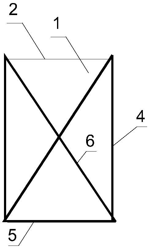 Fast die erecting device for closed wall and construction method