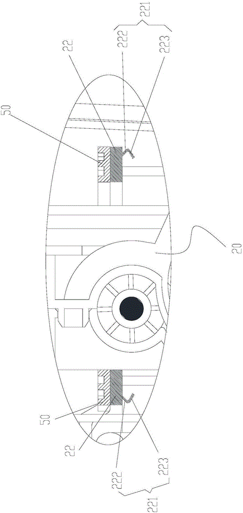 Air outlet assembly and air conditioner provided with same