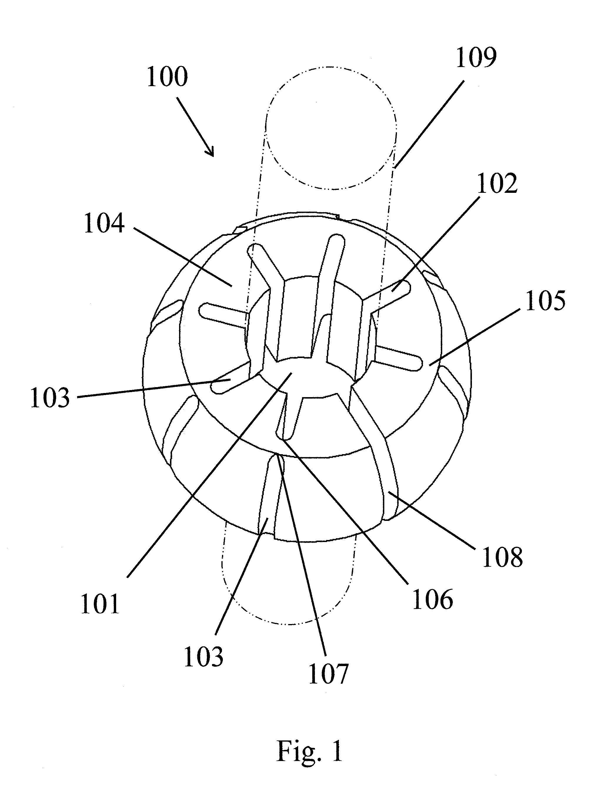 Method and apparatus for releasably immobilizing an attachment to an external object