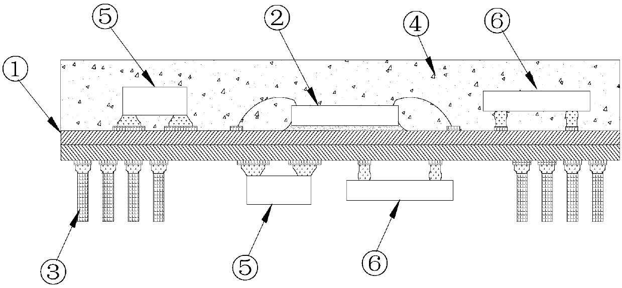 Fabrication method of 3D high-density interconnected PoP plastic package device