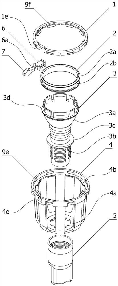 Elastic thread ligation foreskin cover assembly