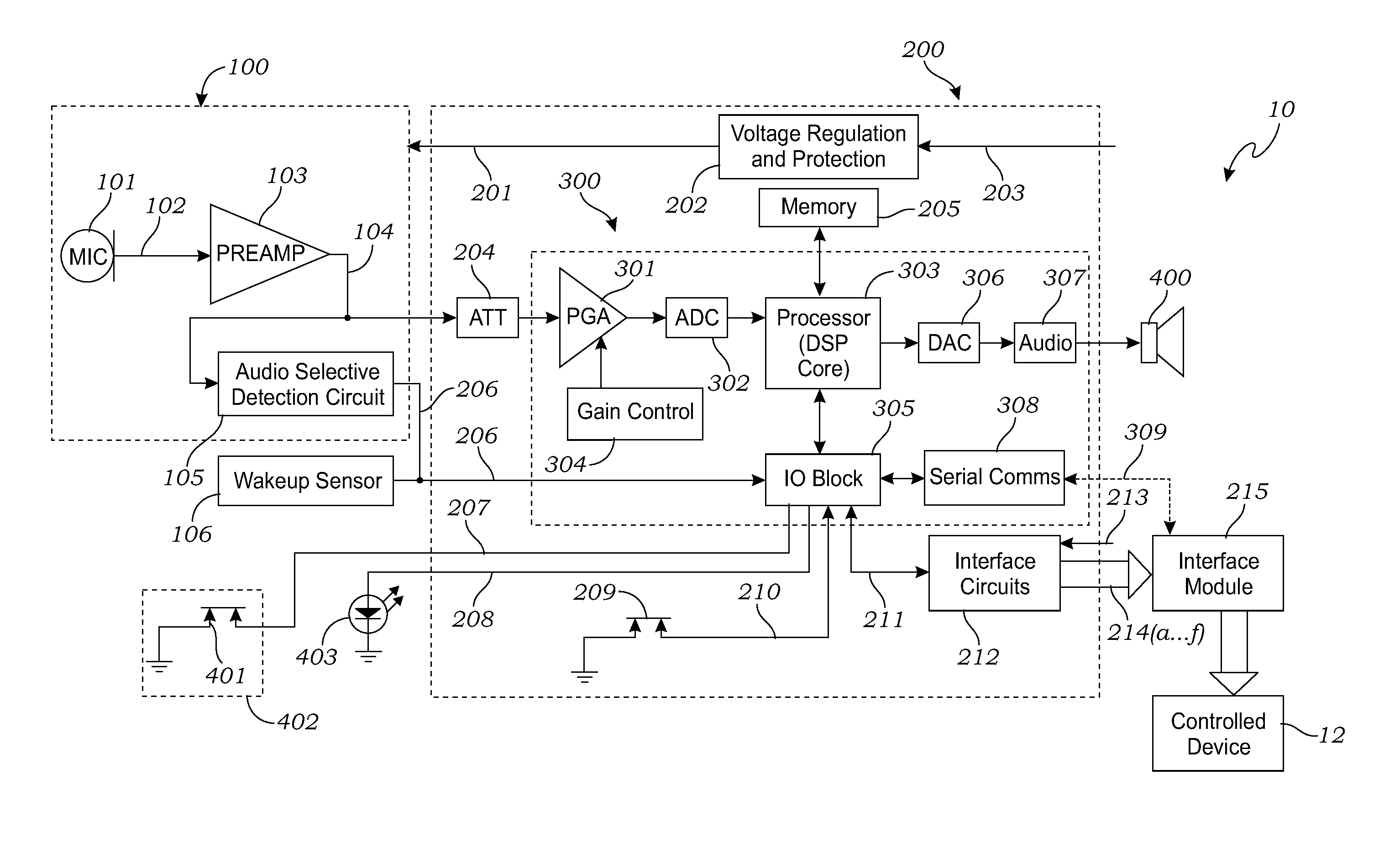 Biometric voice command and control switching device and method of use ...