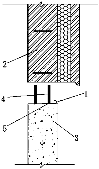 Construction tool and construction method for sealing seam of transfer layer of prefabricated building