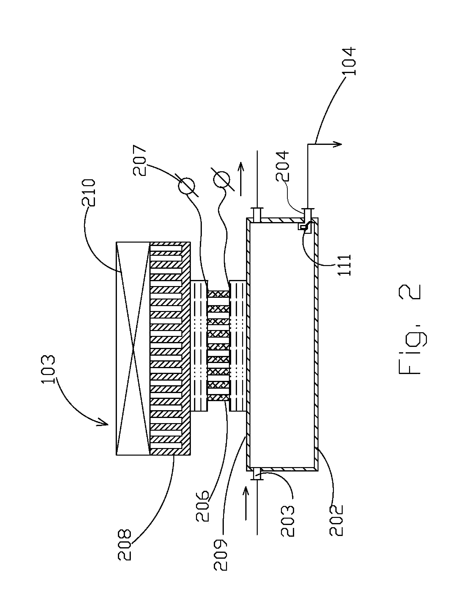 Apparatus and Method for Condensing Contaminants for a Cryogenic System