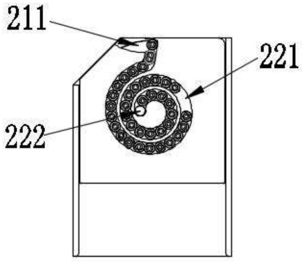 Automatic ampoule medicine feeding assembly of spiral structure and using method of automatic ampoule medicine feeding assembly