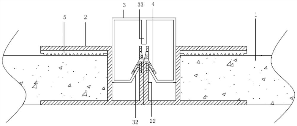 Ceiling plate splicing structure of fabricated ceiling