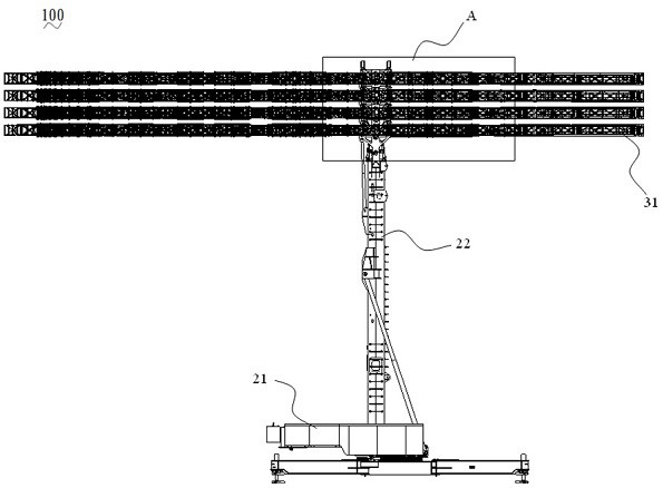 Automatic array control device and array formation method for logarithmic periodic antenna array