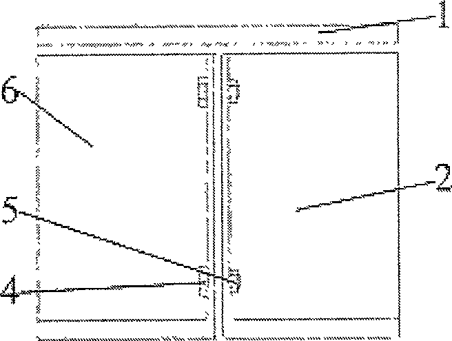 Left and right prefastening parallel connection structure six-dimensional force sensor