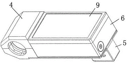 Solar cell of container warning device