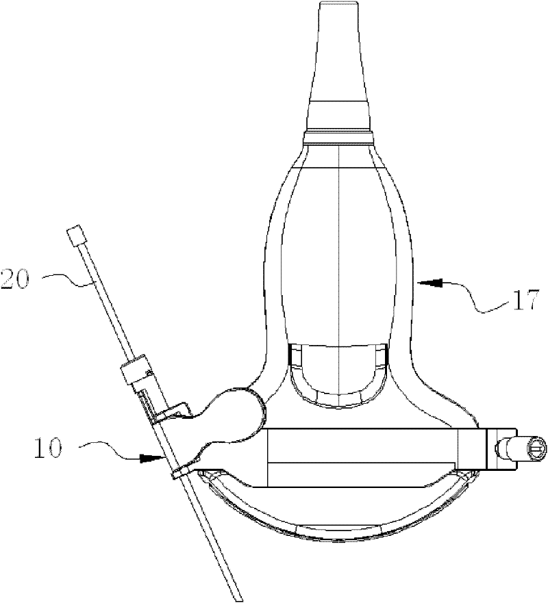 Puncture frame device