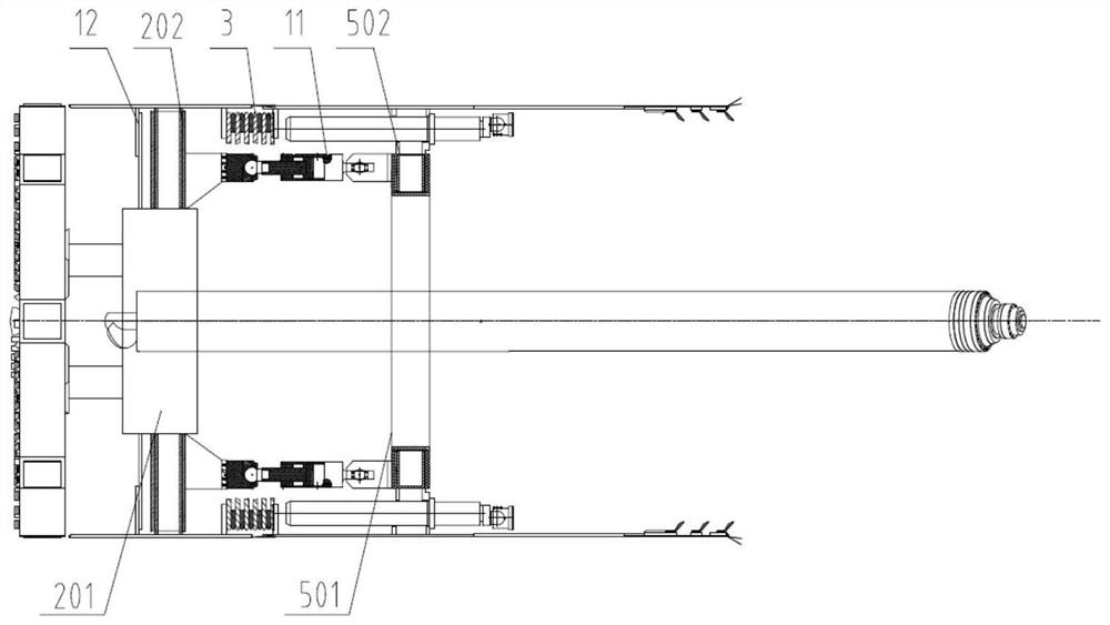 Shield tunneling machine capable of changing excavation diameter at any proportion and diameter changing method