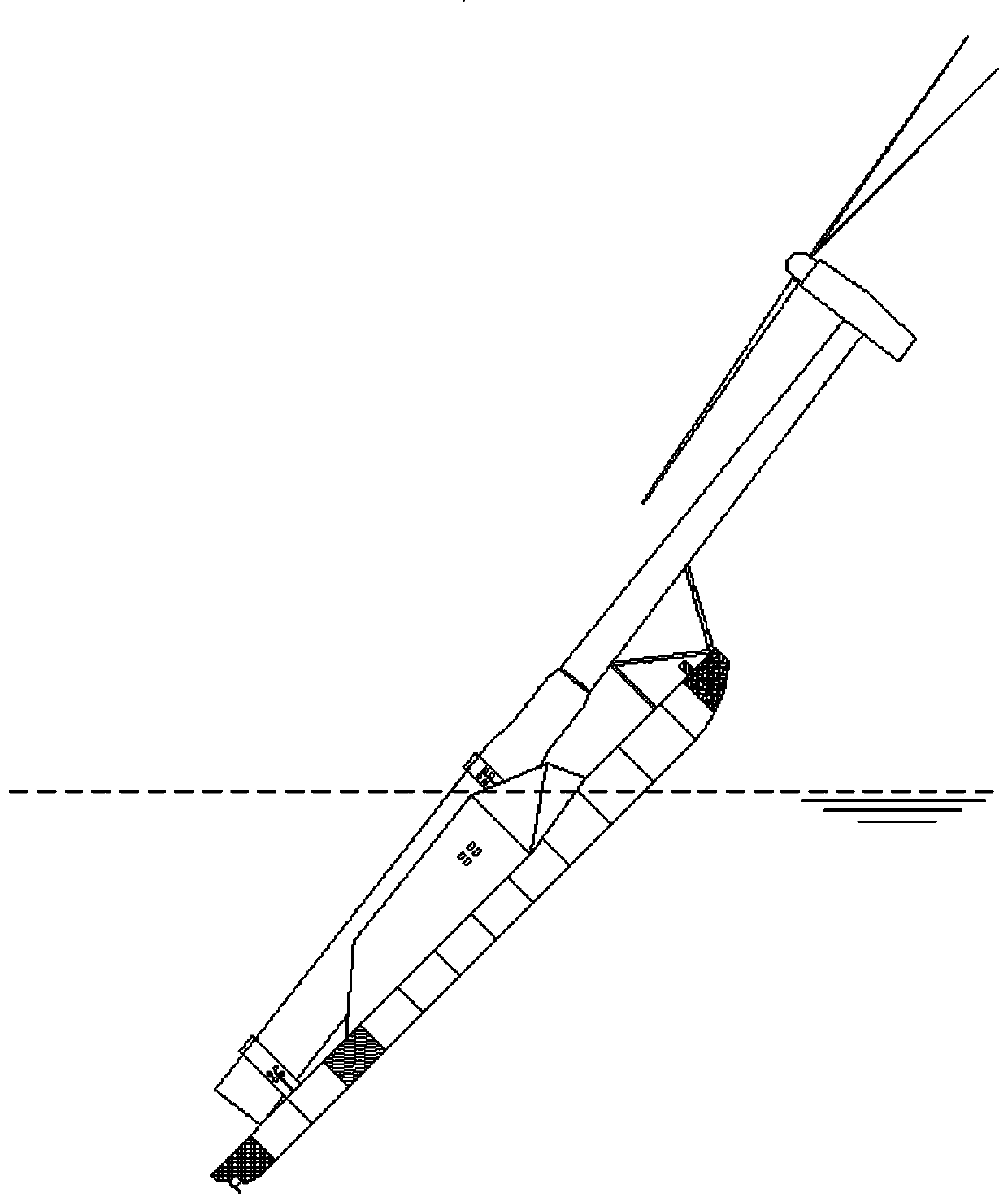 An offshore wind turbine spar-type floating foundation barge-assisted transportation and installation process