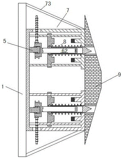 Advertising board fixing device and operating method thereof