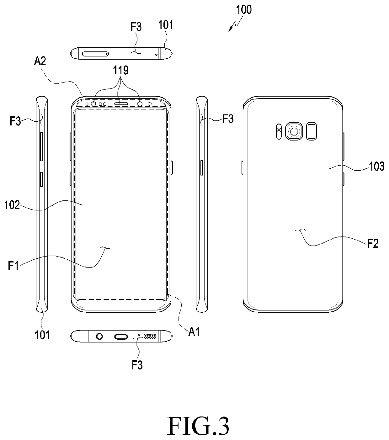 Electronic device including guide member for facilitating assembling or separation of electronic component