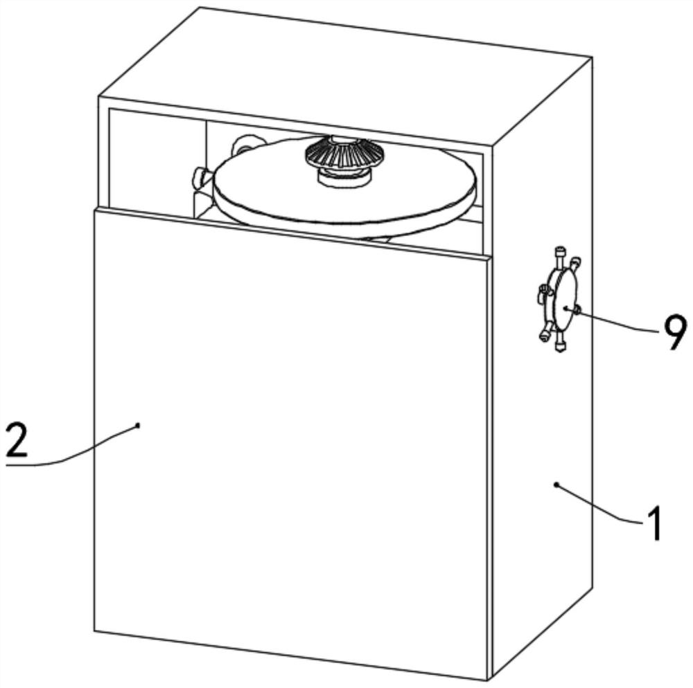 Circulating dust removal device for motor vehicle detection workshop