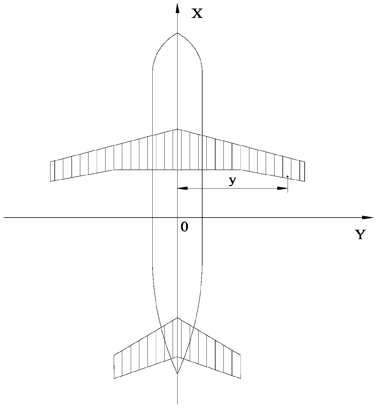 A method for measuring the rolling risk degree of an aircraft after the aircraft encounters a trailing vortex
