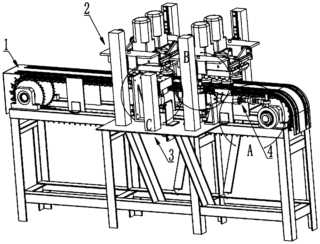 Double-side deburring device
