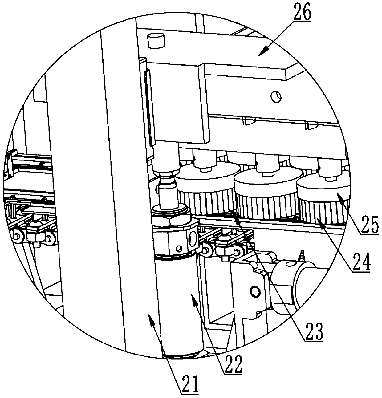 Double-side deburring device